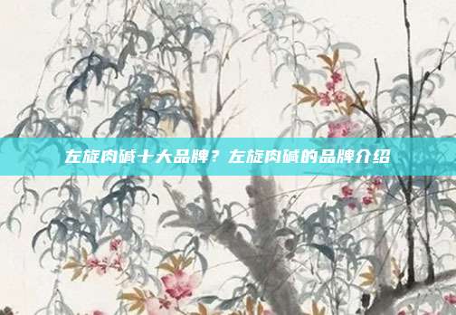 左旋肉碱十大品牌？左旋肉碱的品牌介绍