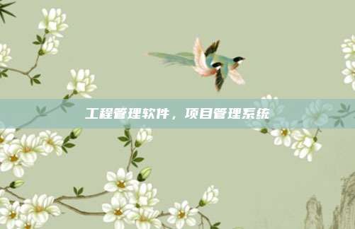工程管理软件，项目管理系统