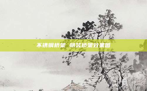 不锈钢桥架 明装桥架效果图