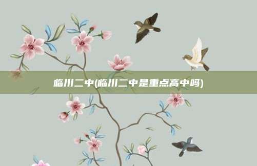 临川二中(临川二中是重点高中吗)