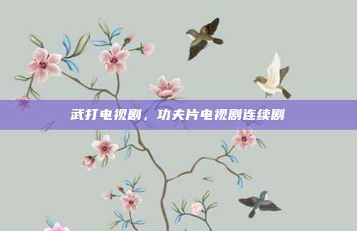 武打电视剧,功夫片电视剧连续剧
