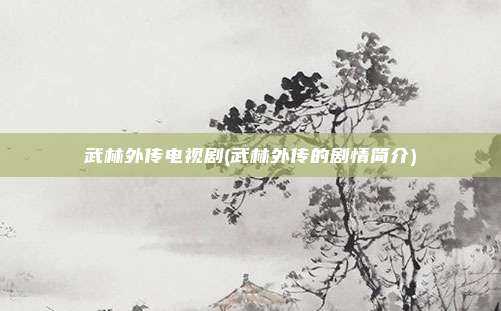 武林外传电视剧(武林外传的剧情简介)