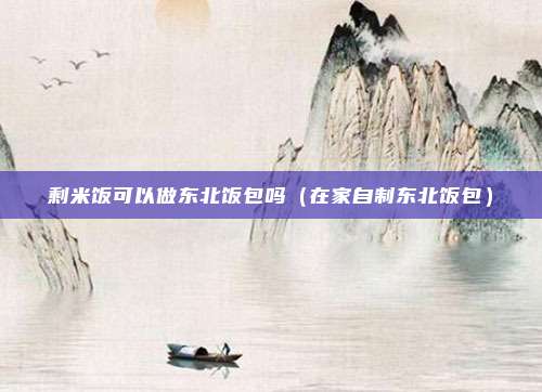 剩米饭可以做东北饭包吗(在家自制东北饭包)
