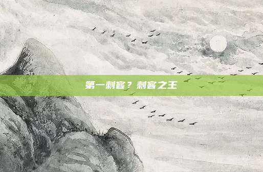 第一刺客？刺客之王