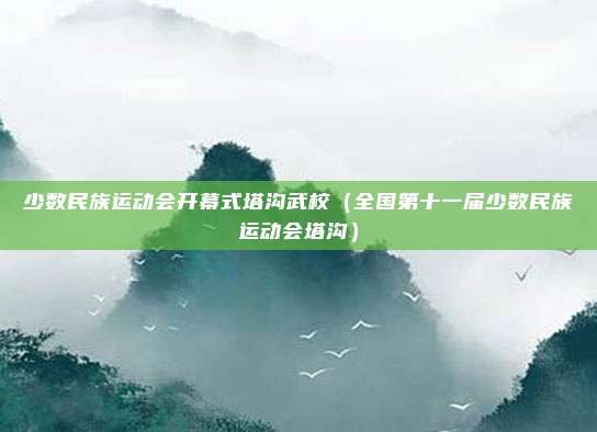 少数民族运动会开幕式塔沟武校(全国第十一届少数民族运动会塔沟)