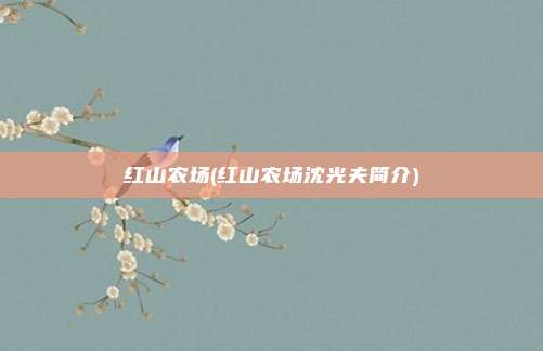 红山农场(红山农场沈光夫简介)
