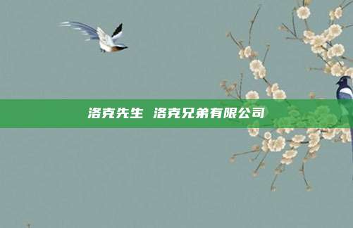 洛克先生 洛克兄弟有限公司