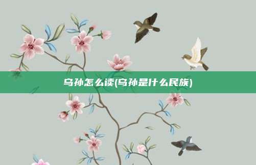 乌孙怎么读(乌孙是什么民族)