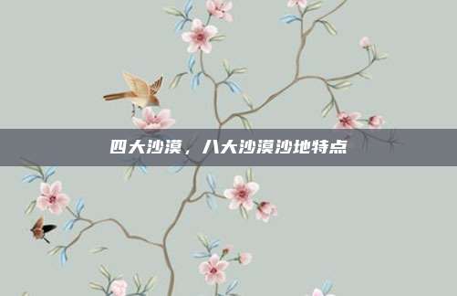 四大沙漠，八大沙漠沙地特点
