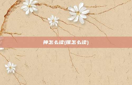 抻怎么读(摞怎么读)
