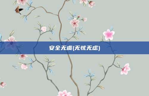 安全无虞(无忧无虑)