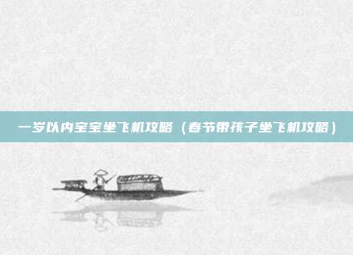 一岁以内宝宝坐飞机攻略(春节带孩子坐飞机攻略)