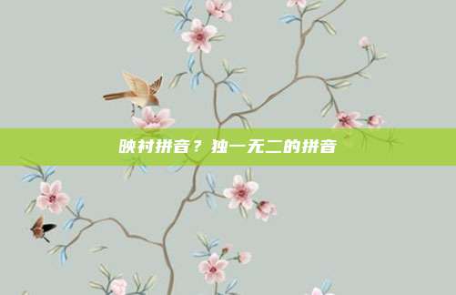映衬拼音？独一无二的拼音