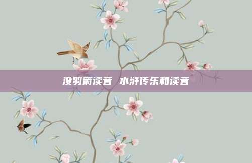 没羽箭读音 水浒传乐和读音