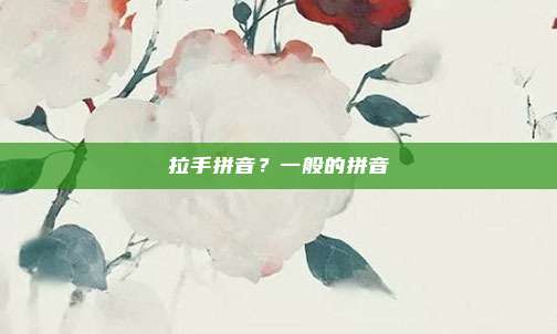 拉手拼音？一般的拼音