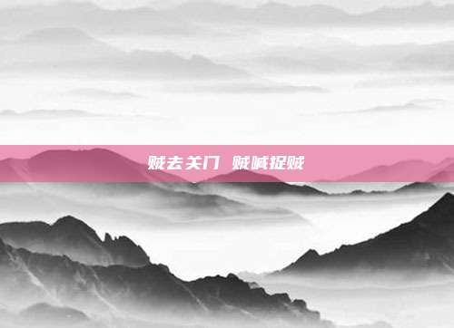 贼去关门 贼喊捉贼