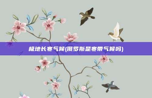极地长寒气候(俄罗斯是寒带气候吗)