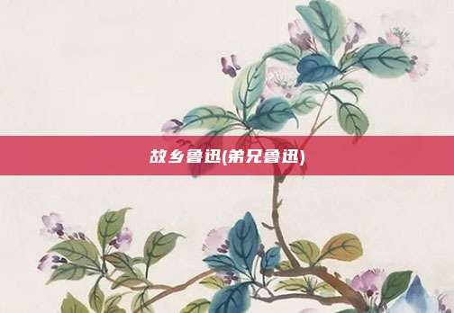 故乡鲁迅(弟兄鲁迅)