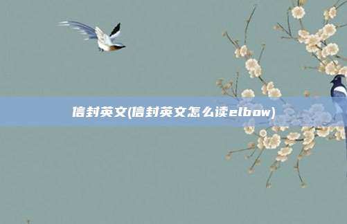 信封英文(信封英文怎么读elbow)