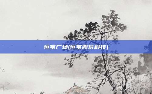 恒宝广场(恒宝股份科技)