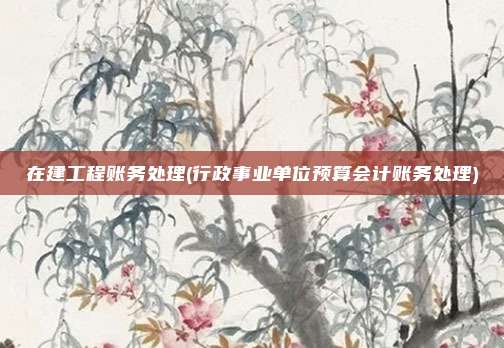 在建工程账务处理(行政事业单位预算会计账务处理)