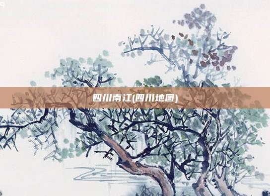 四川南江(四川地图)