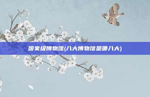 国家级博物馆(八大博物馆是哪八大)