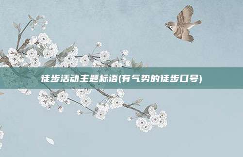徒步活动主题标语(有气势的徒步口号)