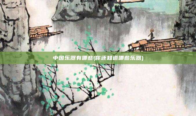 中国乐器有哪些(你还知道哪些乐器)