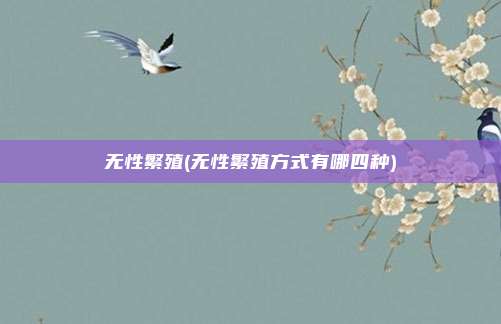 无性繁殖(无性繁殖方式有哪四种)