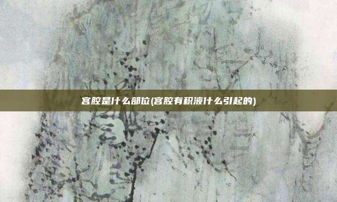 宫腔是什么部位(宫腔有积液什么引起的)