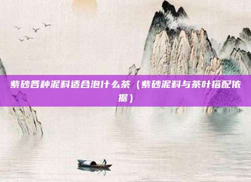 紫砂各种泥料适合泡什么茶（紫砂泥料与茶叶搭配依据）