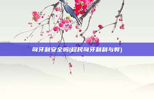 匈牙利安全吗(移民匈牙利利与弊)