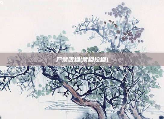 严禁吸烟(禁烟控烟)