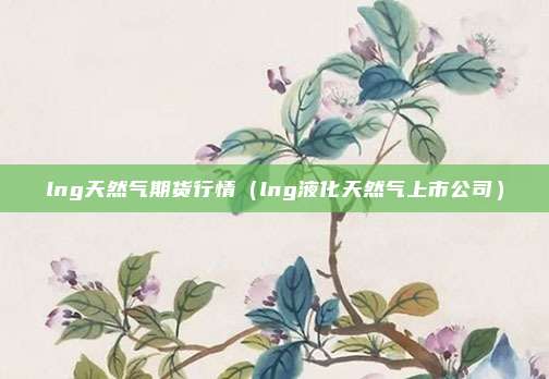 lng天然气期货行情(lng液化天然气上市公司)