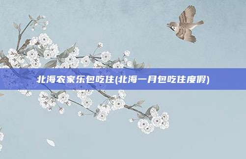 北海农家乐包吃住(北海一月包吃住度假)