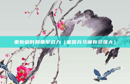 秦始皇时期秦军战力(秦国兵马俑有多强大)