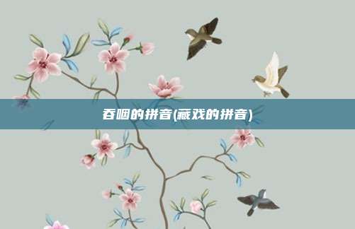 吞咽的拼音(藏戏的拼音)
