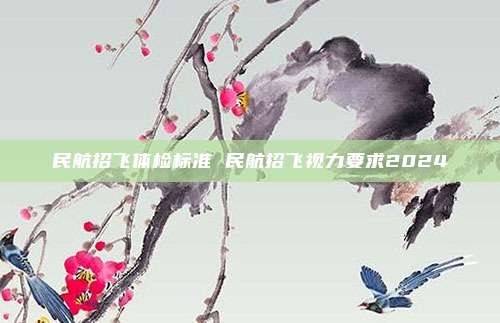 民航招飞体检标准 民航招飞视力要求2024