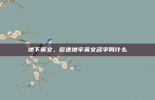 地下英文，挺进地牢英文名字叫什么