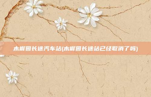 木樨园长途汽车站(木樨园长途站已经取消了吗)