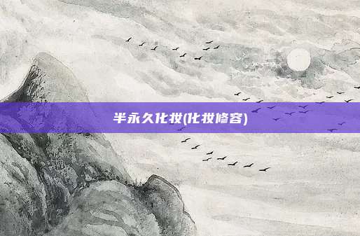 半永久化妆(化妆修容)