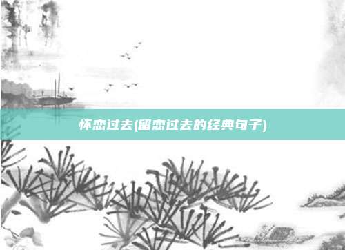 怀恋过去(留恋过去的经典句子)