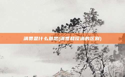 满贯是什么意思(满贯和役满的区别)