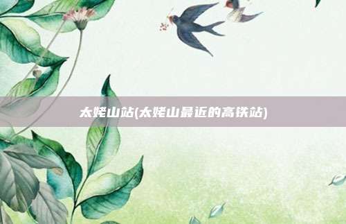 太姥山站(太姥山最近的高铁站)