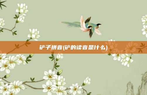 铲子拼音(铲的读音是什么)
