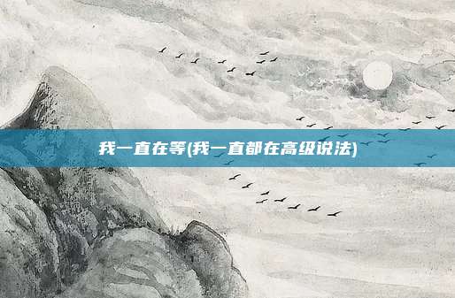 我一直在等(我一直都在高级说法)