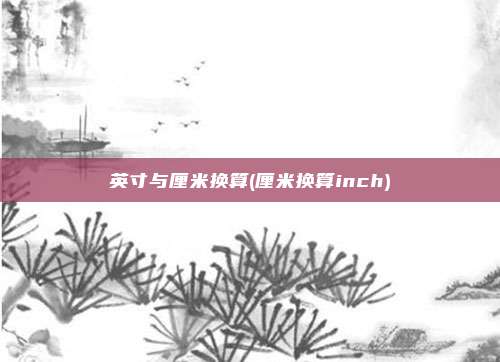 英寸与厘米换算(厘米换算inch)