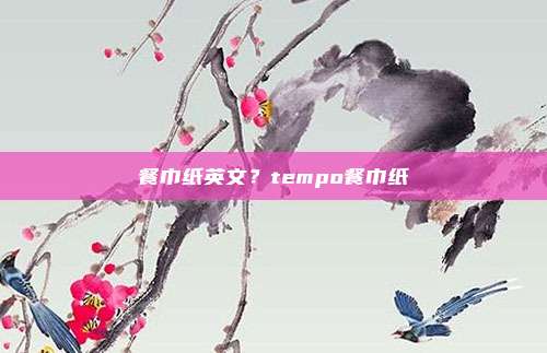 餐巾纸英文?tempo餐巾纸