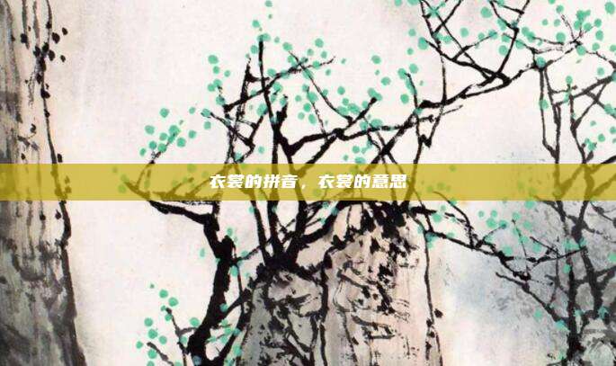 衣裳的拼音,衣裳的意思